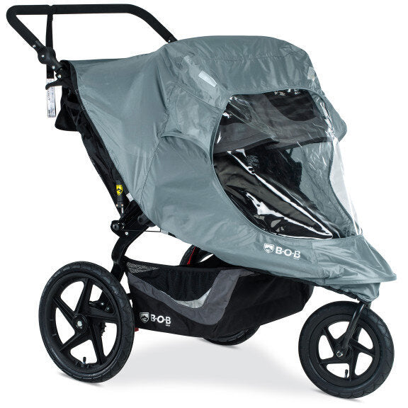 bob duallie stroller rain cover BOB Revolution Duallie Weather Shield