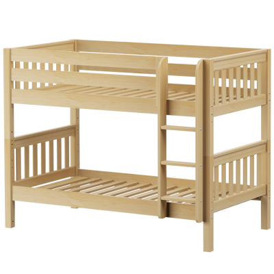 Maxtrix Twin XL Low Bunk Bed with Ladder