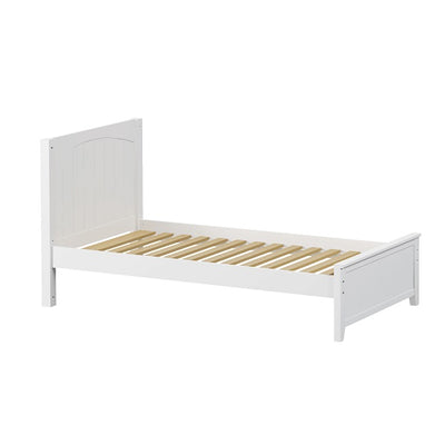 Maxtrix Twin Bed with High Headboard and Foot Panel