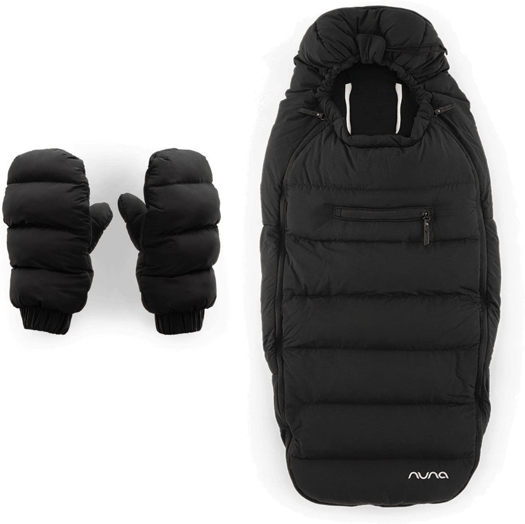 nuna winter stroller set フットマフ Nuna Winter Stroller Set | Footmuff & Mittens