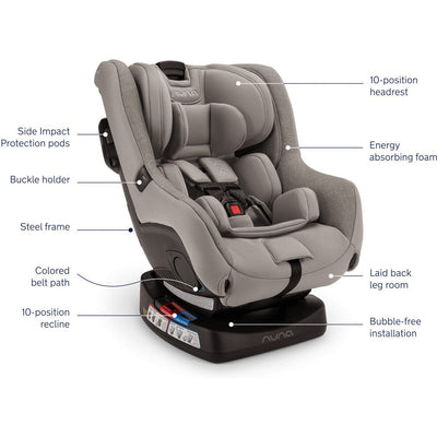 Nuna Rava Fire Retardant-Free Convertible Car Seat