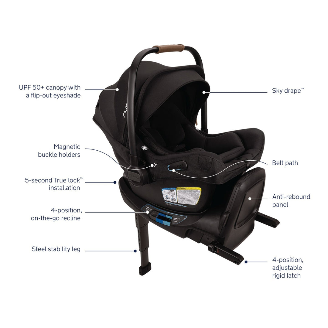 Nuna PIPA Aire RX Infant Car Seat + RELX Base – Berg's Baby & Teen
