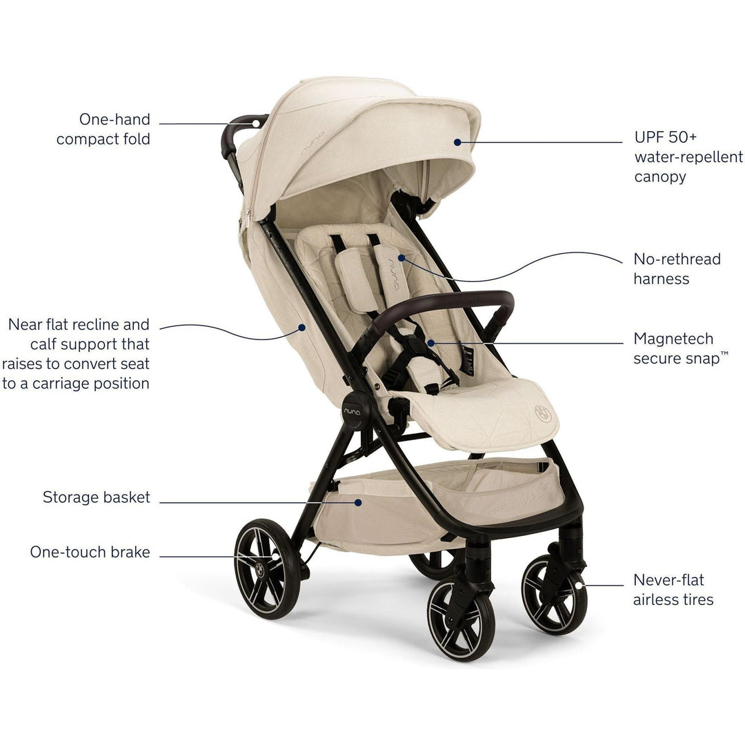 nuna trvl stroller newborn Nuna x BMW TRVL LX Stroller + Carry Bag – Berg's Baby & Teen Furniture