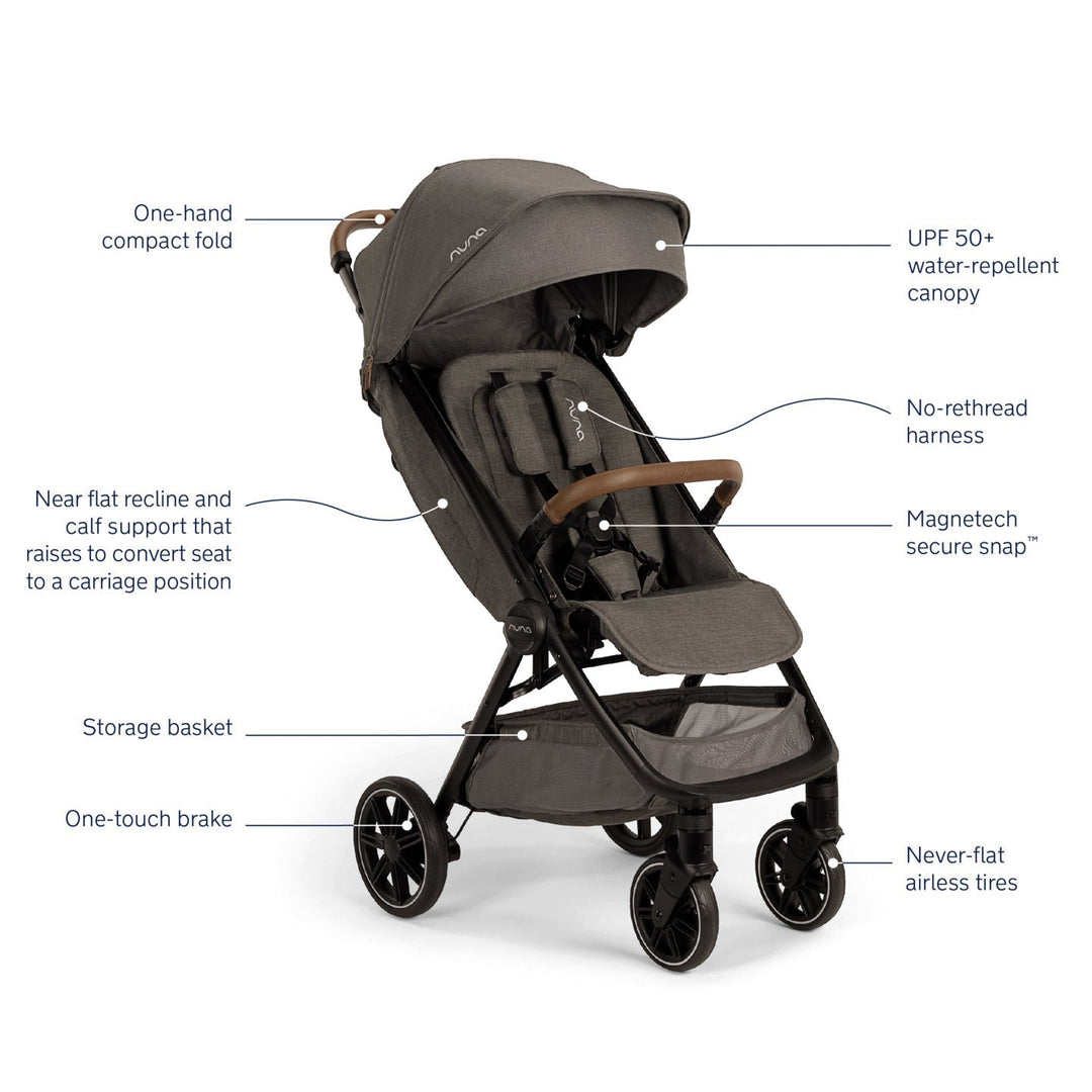 nuna trvl lx cedar シーダー Nuna TRVL™ LX + PIPA™ Urbn Travel System - Little Folks NYC
