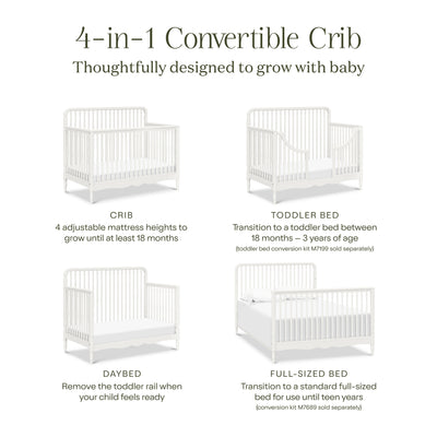 Namesake Liberty 4-in-1 Convertible Spindle Crib