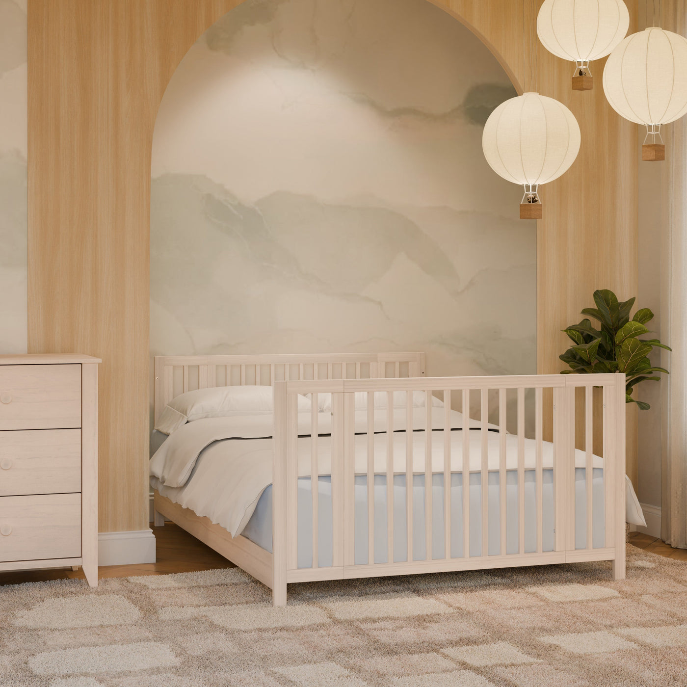 Babyletto Rolli 9-in-1 Convertible All-Stages Crib with Bassinet & Toddler Bed Conversion Kits