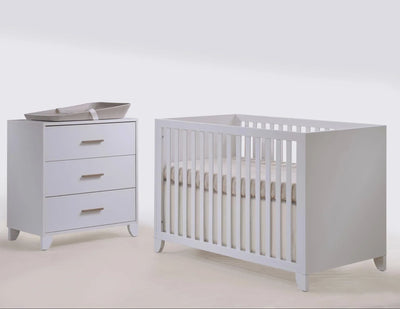Tulip Aiko Island Crib with 3-Drawer Dresser Set