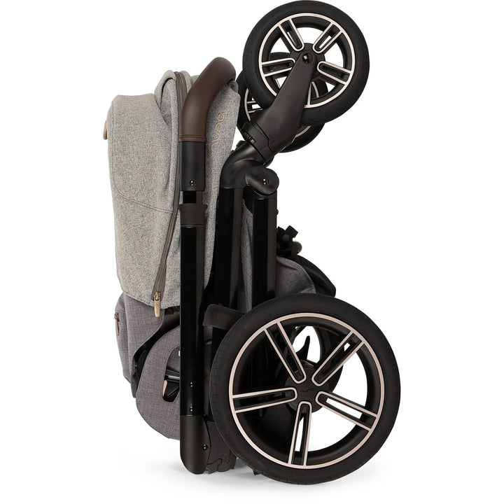 nuna mixx stroller fold Nuna MIXX Next Monterey Stroller with Magnetech Secure Snap