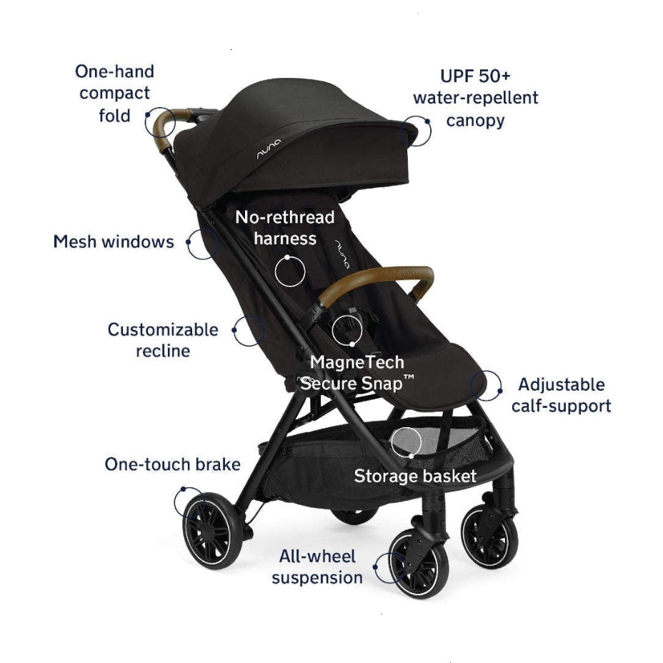 nuna trvl stroller fit in overhead bin Nuna TRVL Stroller + Carry Bag – Berg's Baby & Teen Furniture