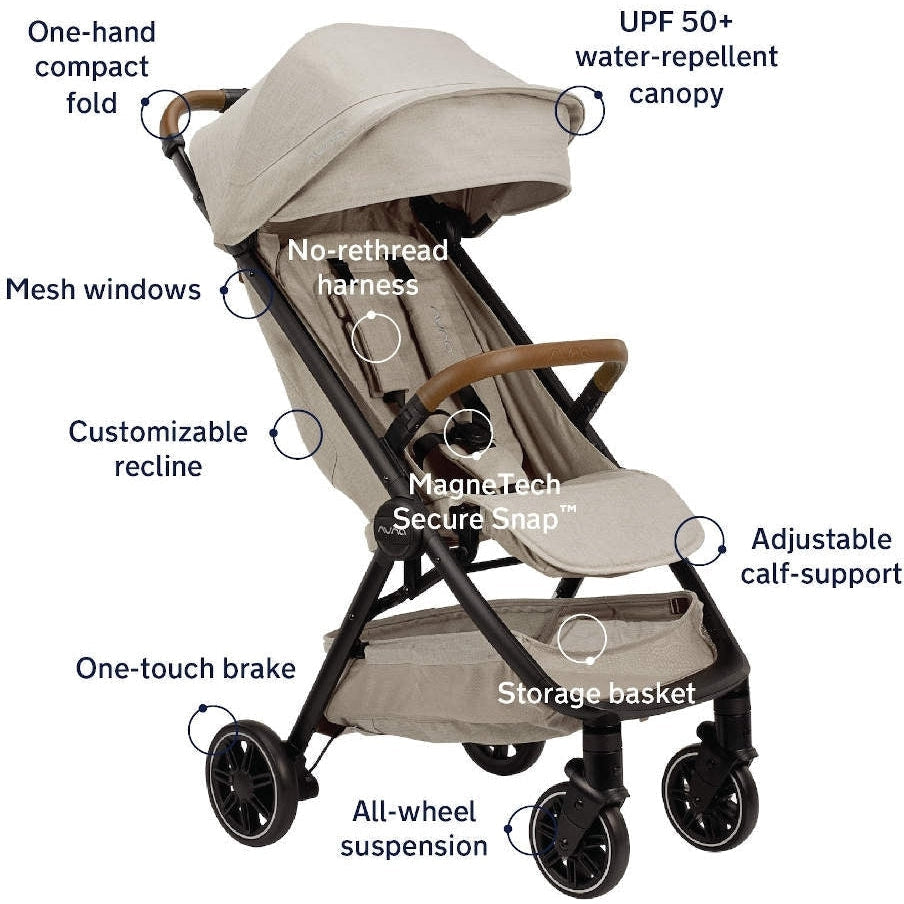 nuna trvl stroller accessories Nuna TRVL Stroller + Carry Bag – Berg's Baby & Teen Furniture