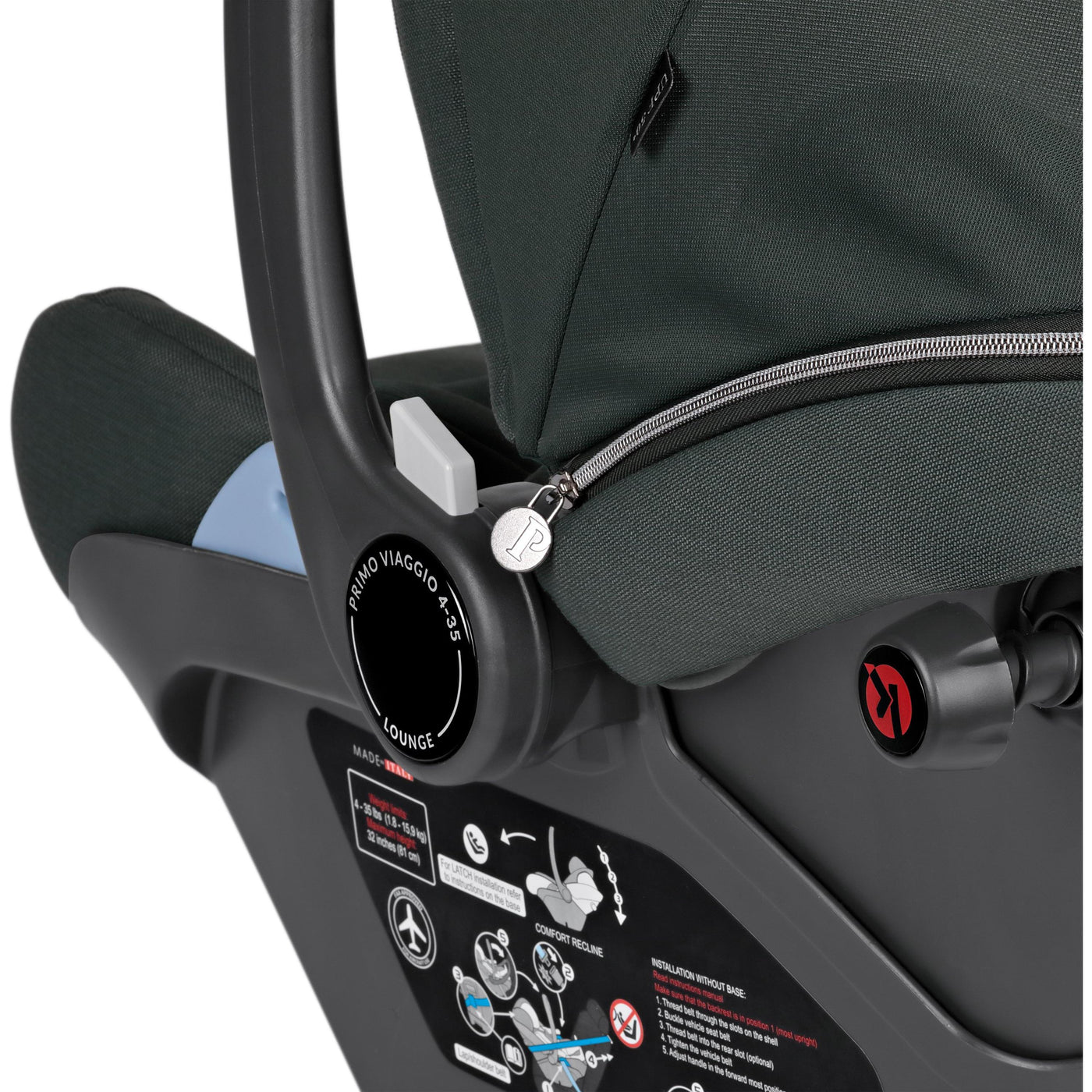PEG Primo Viaggio Lounge Infant Car Seat + Load Leg Base