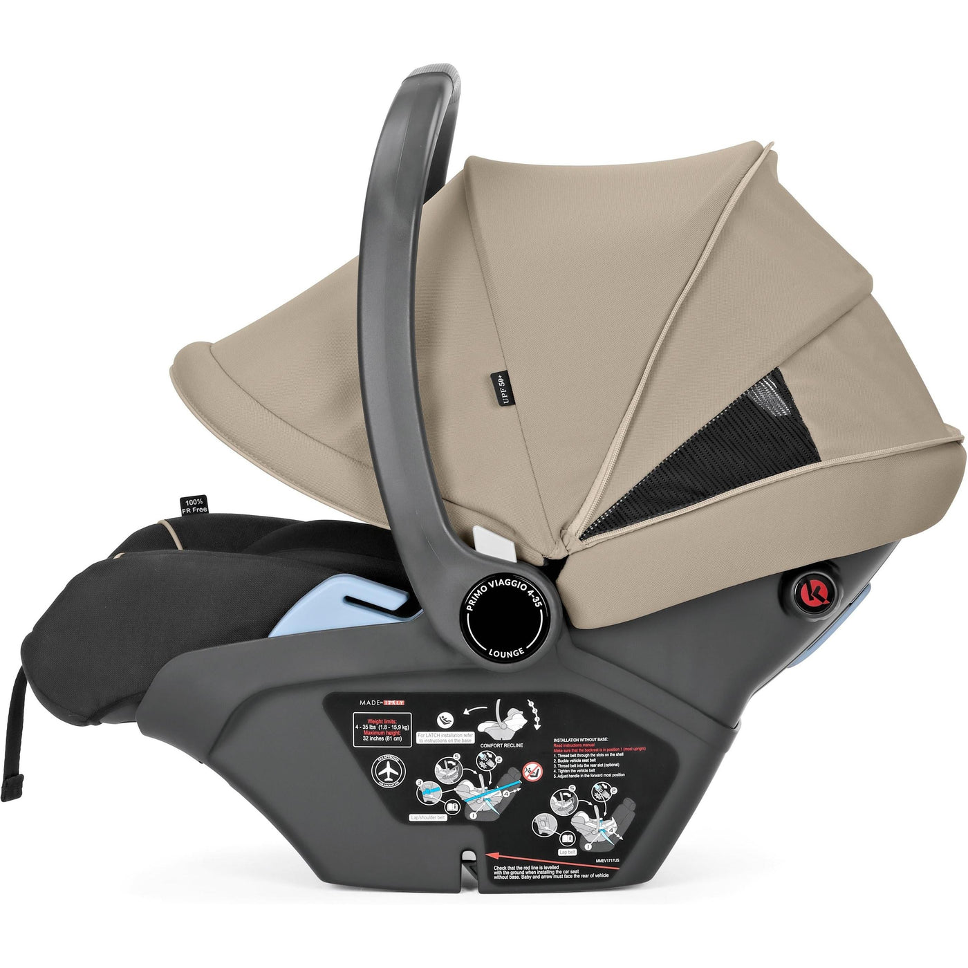 PEG Primo Viaggio Lounge Infant Car Seat + Load Leg Base