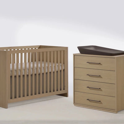 Tulip Contempo Crib + 4-Drawer Dresser Set