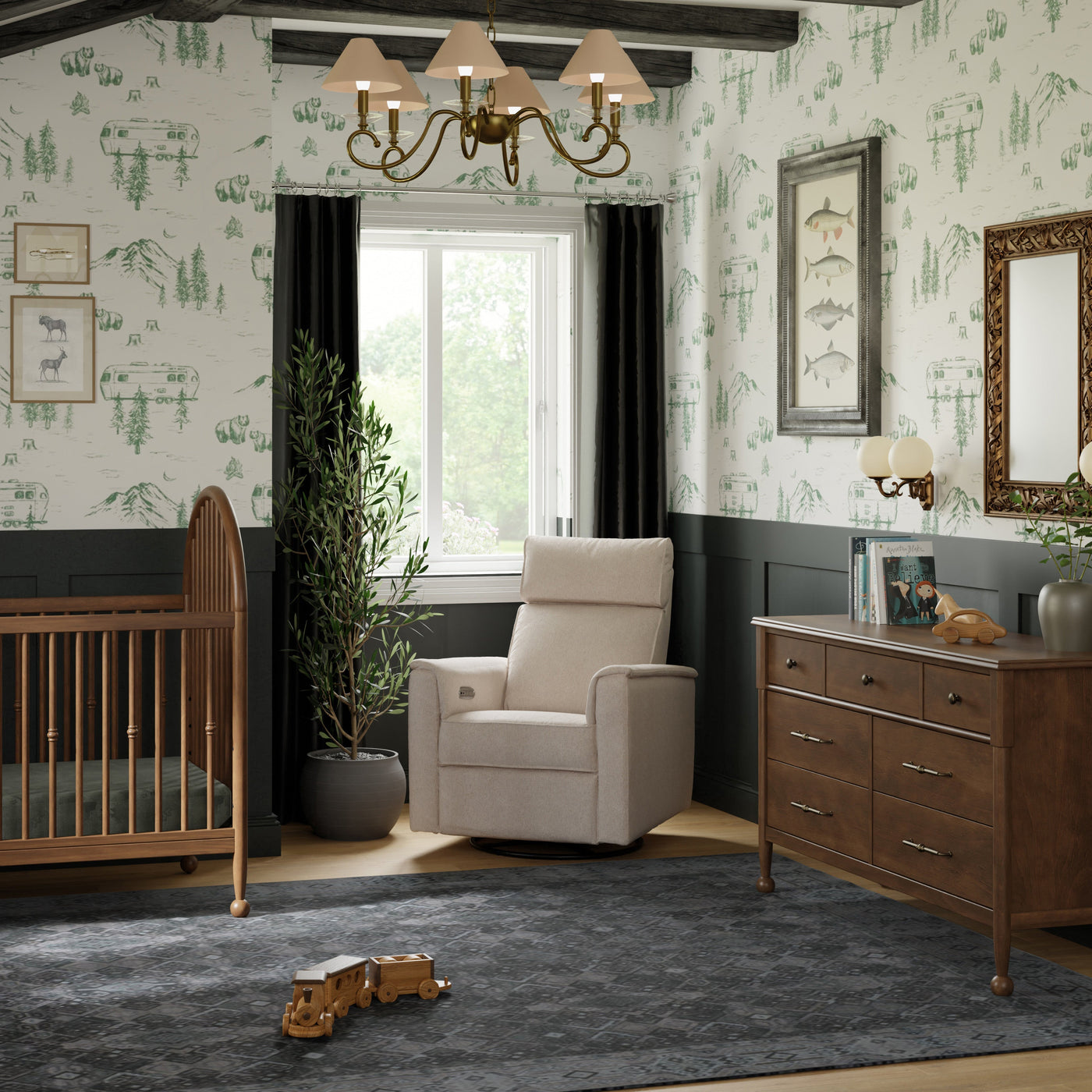 Namesake Willa Plus Power Glider Recliner + Power Headrest