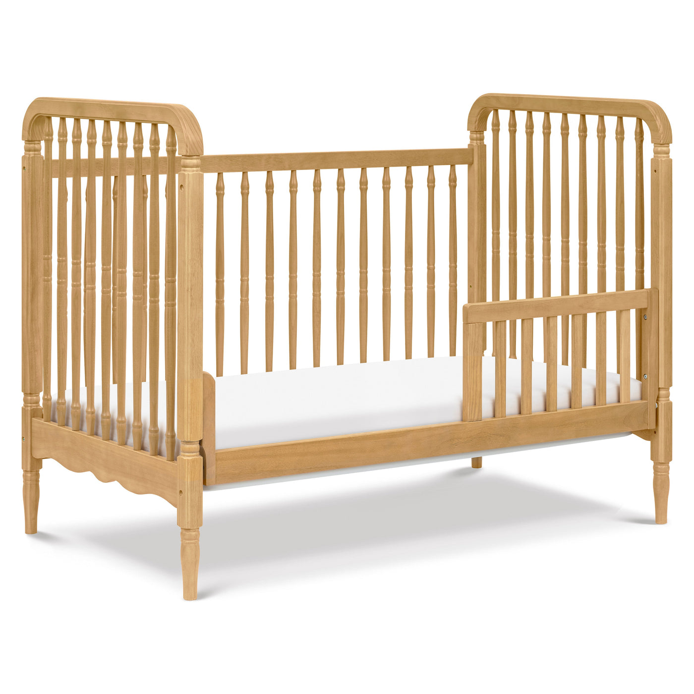 Namesake Liberty 3-in-1 Convertible Spindle Crib with Toddler Bed Conversion Kit