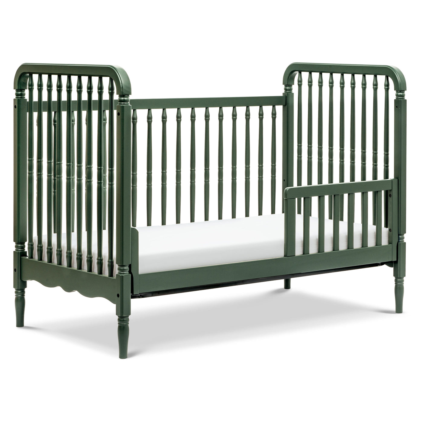 Namesake Liberty 3-in-1 Convertible Spindle Crib with Toddler Bed Conversion Kit