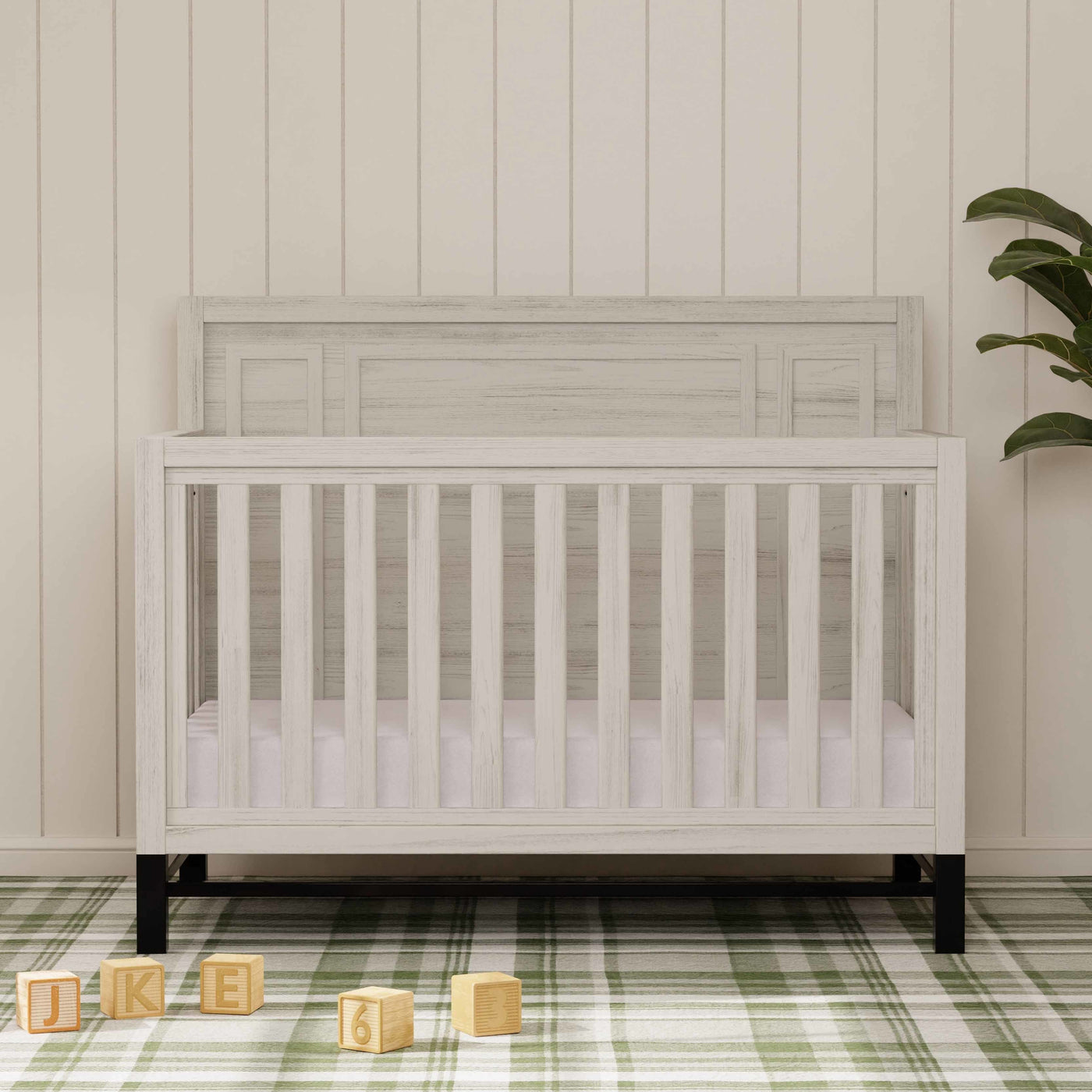 Monogram by Namesake Newbern 4-in-1 Convertible Crib