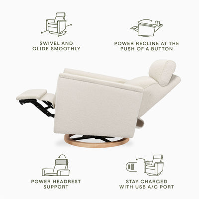 Namesake Willa Plus Power Glider Recliner + Power Headrest