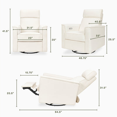 Namesake Willa Plus Power Glider Recliner + Power Headrest