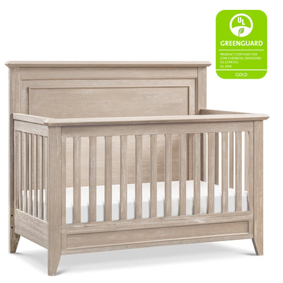 Monogram by Namesake Beckett Rustic 4-in-1  Convertible Flat Top Crib