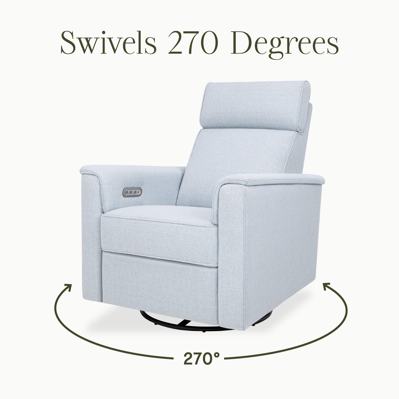 Namesake Willa Plus Power Glider Recliner + Power Headrest