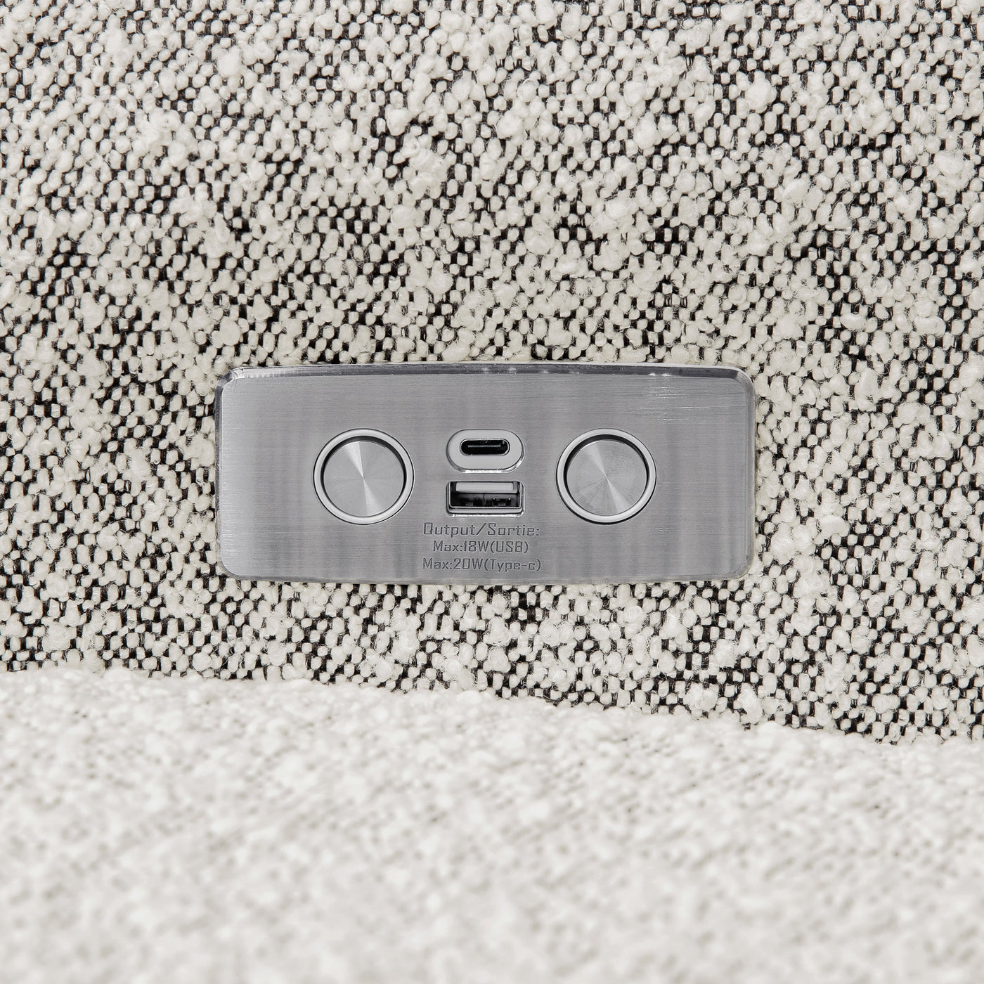 Monogram by Namesake Monroe Power Recliner and Swivel Glider in Boucle