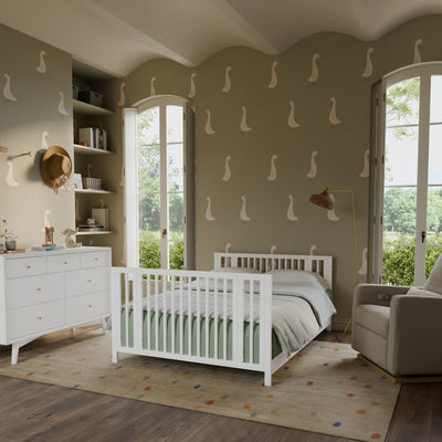 Babyletto Rolli 9-in-1 Convertible All-Stages Crib with Bassinet & Toddler Bed Conversion Kits