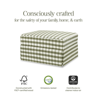 Namesake Crawford Gliding Ottoman