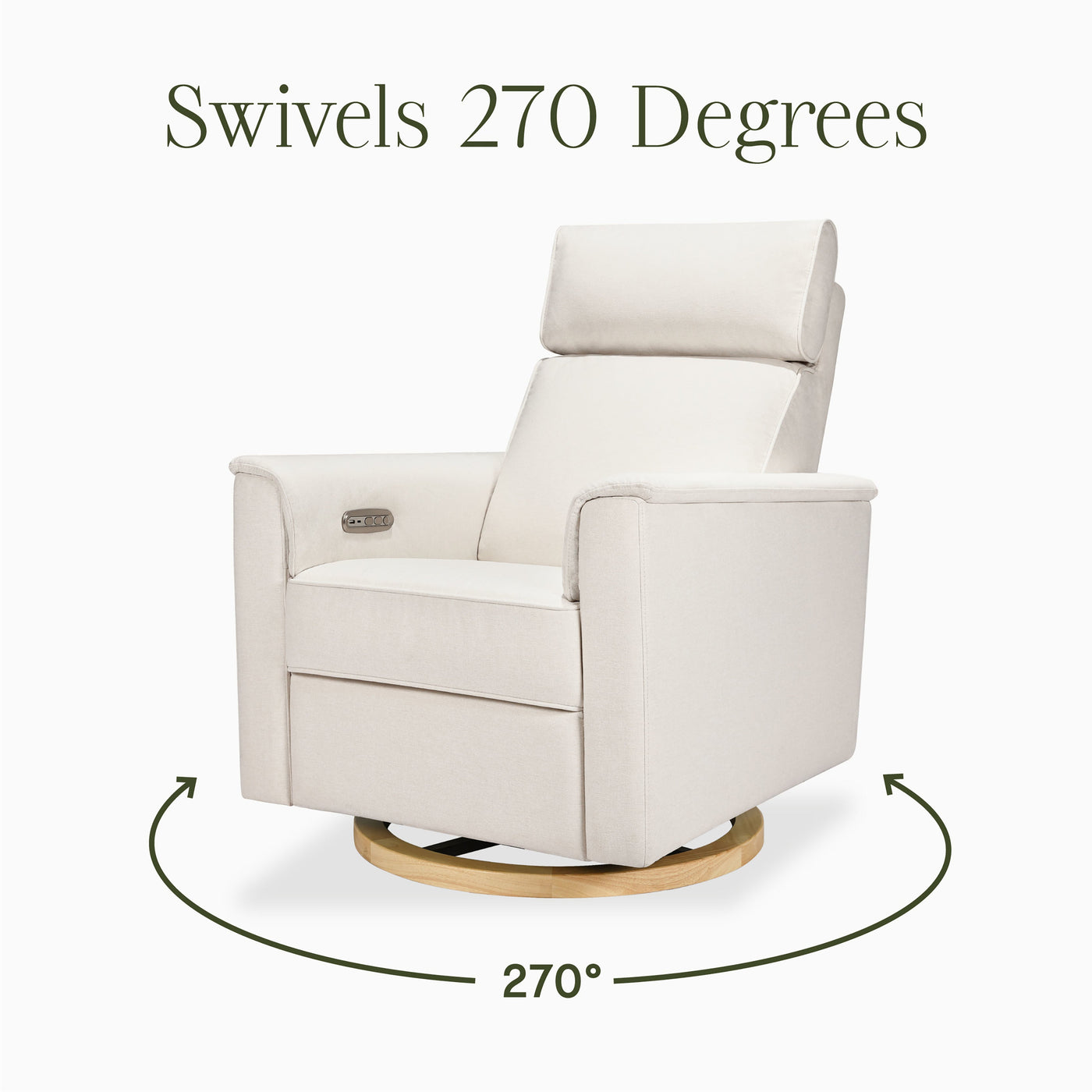 Namesake Willa Plus Power Glider Recliner + Power Headrest