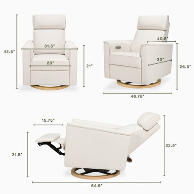 Namesake Willa Plus Power Glider Recliner + Power Headrest