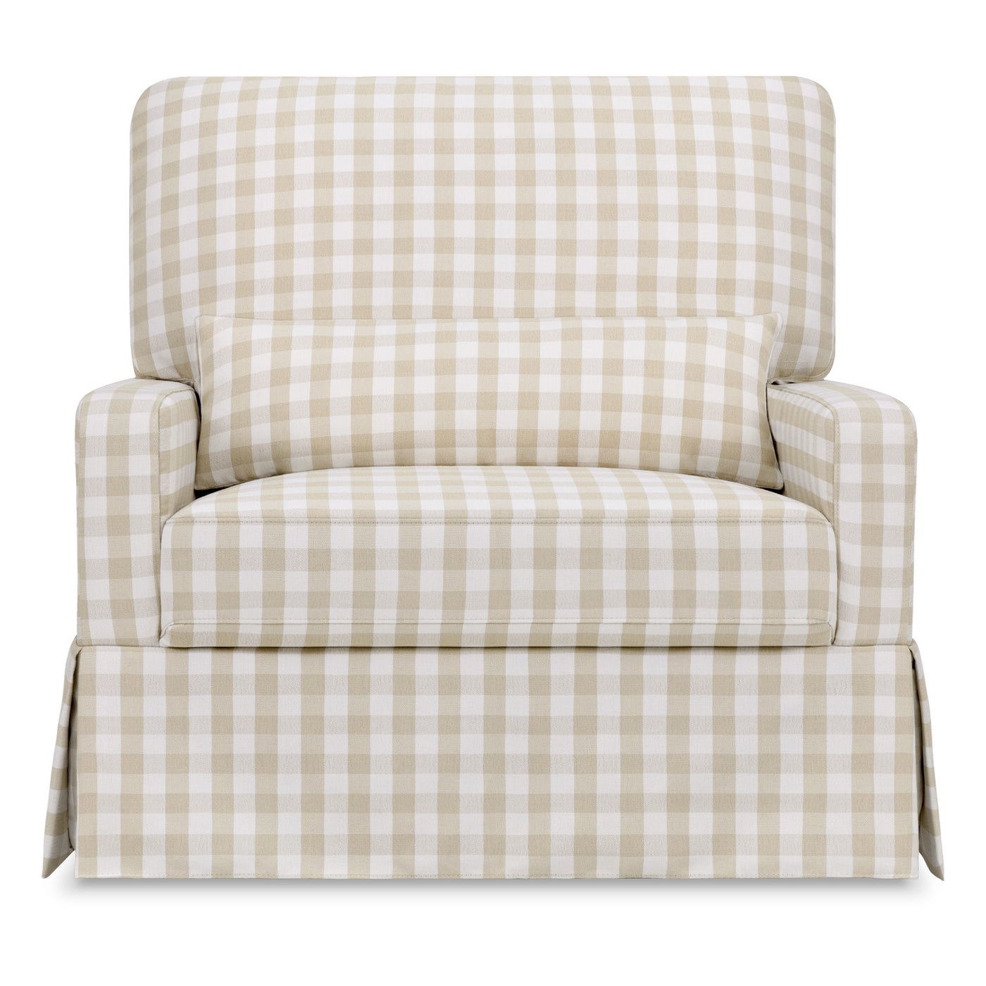 Namesake Crawford Pillowback Chair and a Half Comfort Swivel Glider