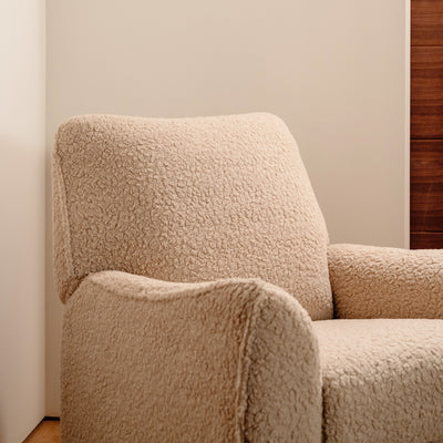 Babyletto Sunday Power Recliner and Swivel Glider in Shearling