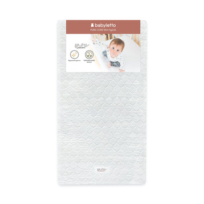 M5346C,Babyletto,Pure Core Non-Toxic Mini Crib Mattress with Hybrid Cover