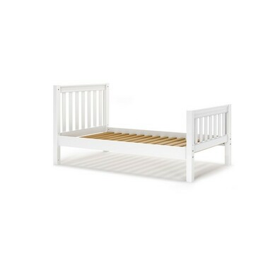 Maxtrix Twin Bed with High Headboard and Low Foot Panel