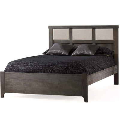 Natart Rustico Double Bed with Low-Profile Footboard  & Rails