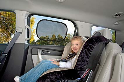 XCBYT 2-Pack Square Static Cling Sun Shades For Car Windshield (15.75" X 7.09")