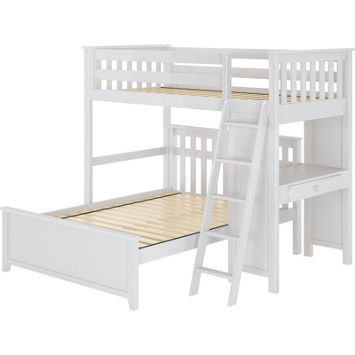 Jackpot Deluxe "CANTEBURY2"  Twin Loft Bed Study + Full Bed