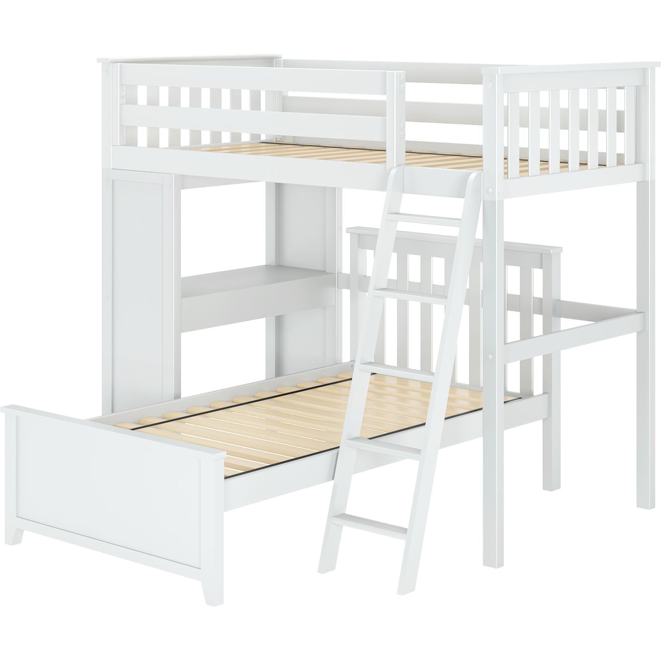 Jackpot Deluxe "CANTEBURY 1" Twin Loft Bed Study + Twin Bed