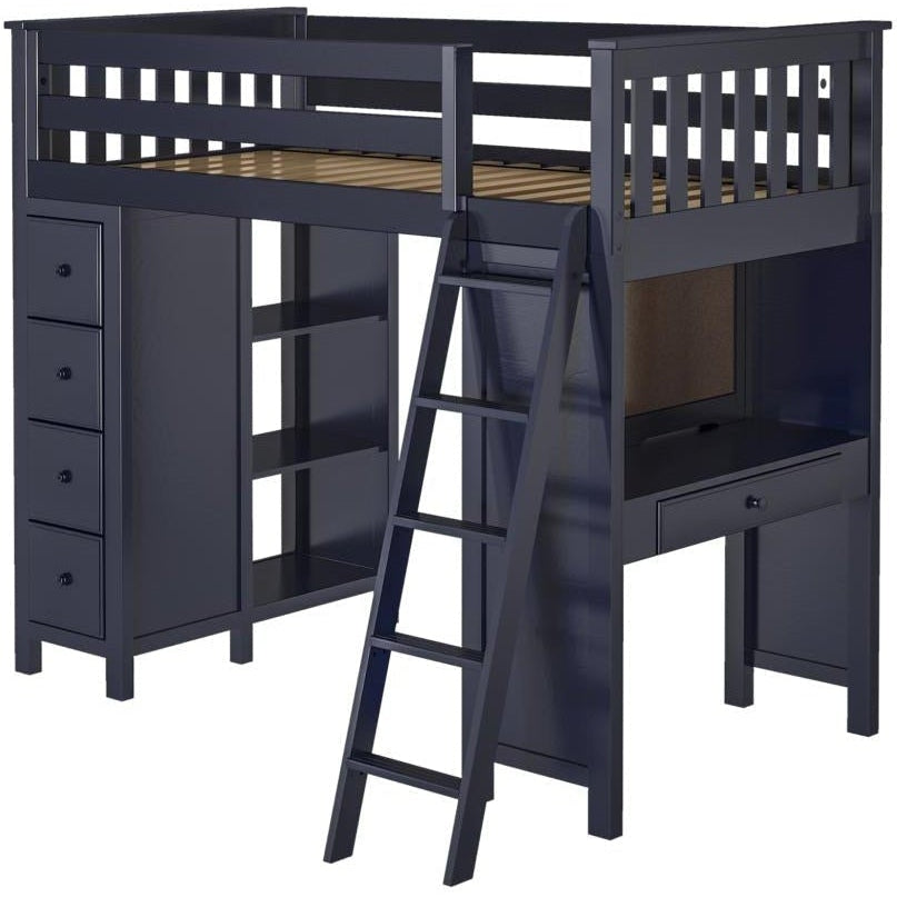 Jackpot Deluxe "KENSINGTON" Loft Bed Storage Study
