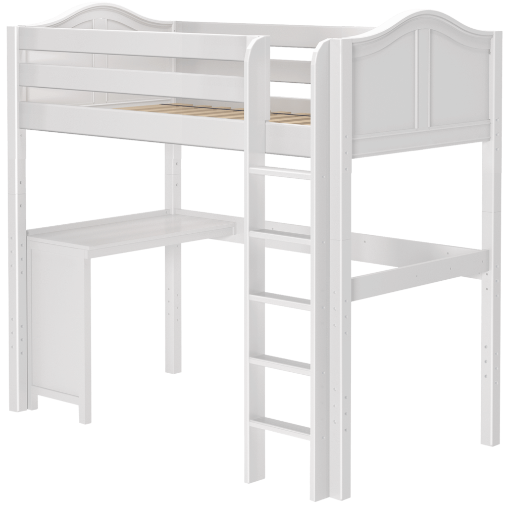Maxtrix Twin High Loft Bed + Corner Desk