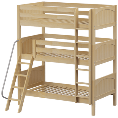 Maxtrix Twin Triple Bunk Bed with Ladder