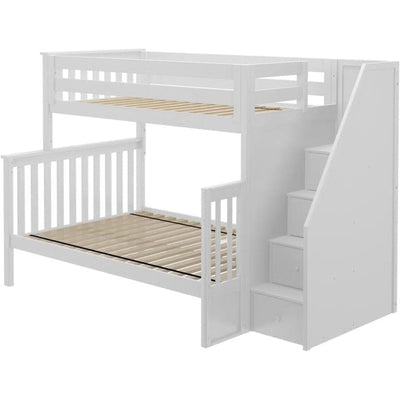 Jackpot Deluxe "NEWCASTLE" Twin over Full Staircase Bunk