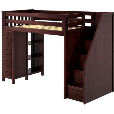 Jackpot Deluxe "OXFORD" Staircase Loft Bed Storage